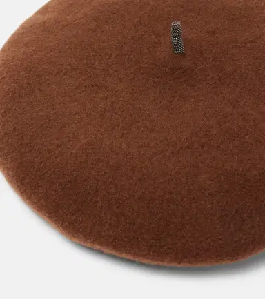 Brunello Cucinelli Monili wool beret | Thumbnail 3