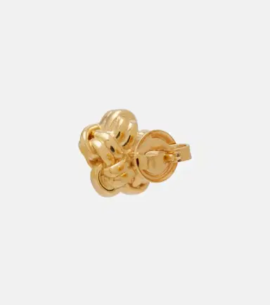 Bottega Veneta Knot 18kt gold-plated sterling silver earrings | Thumbnail 2