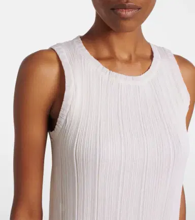 Alaïa Alaïa Pleated silk minidress | Thumbnail 5