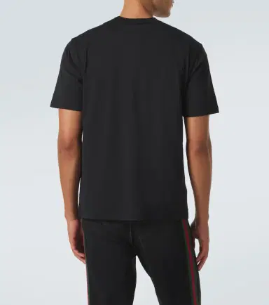 Gucci Web Stripe cotton jersey T-shirt | Thumbnail 4 Gucci Web Stripe cotton jersey T-shirt | Thumbnail 4