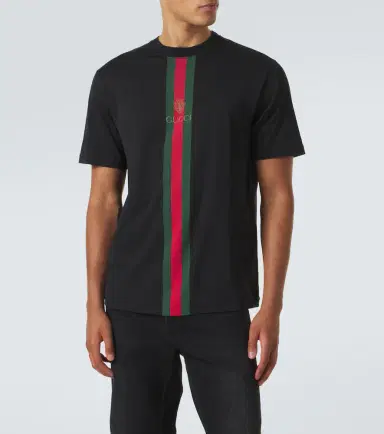 Gucci Web Stripe cotton jersey T-shirt | Thumbnail 5 Gucci Web Stripe cotton jersey T-shirt | Thumbnail 5