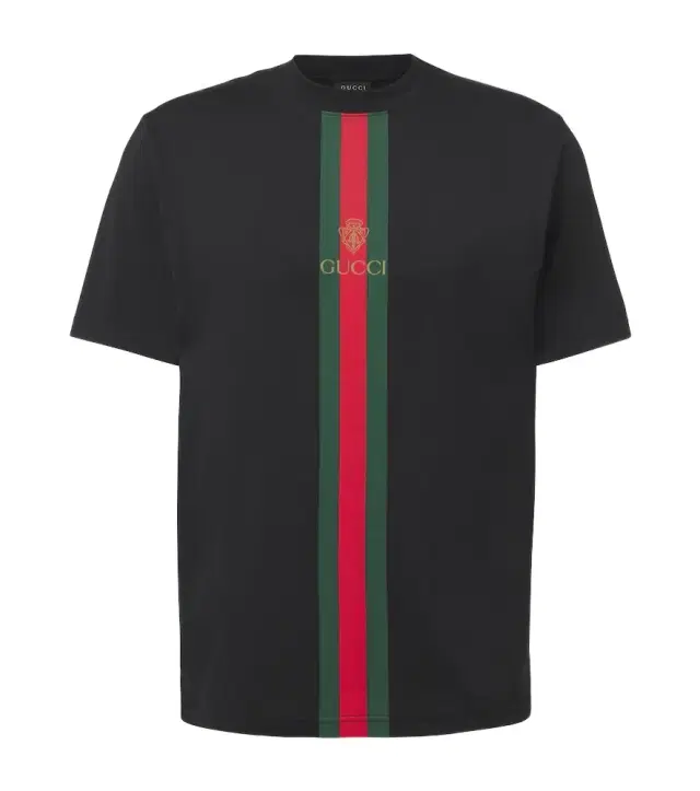 Web Stripe cotton T-shirt