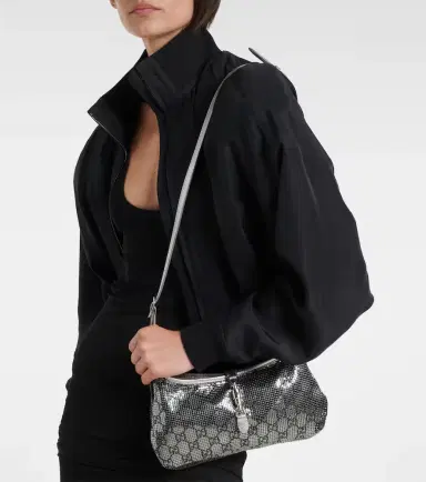 Gucci Jackie Slim GG mesh shoulder bag | Thumbnail 3