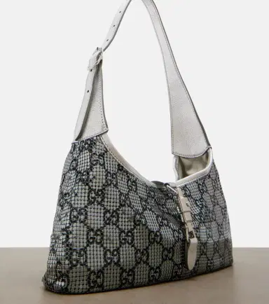 Gucci Jackie Slim GG mesh shoulder bag | Thumbnail 6