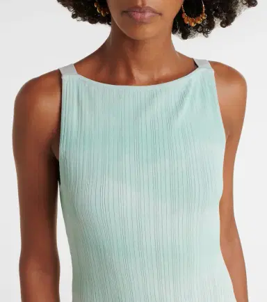 Staud Bryn printed compact knit midi dress | Thumbnail 3