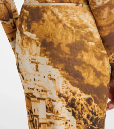 Staud Porta printed mesh midi skirt | Thumbnail 3