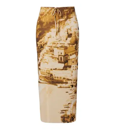 Staud Porta printed mesh midi skirt | Thumbnail 1