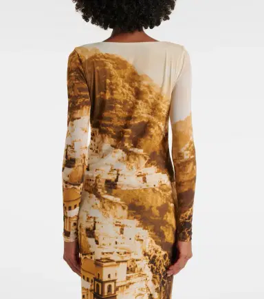 Staud Avani printed mesh top | Thumbnail 4