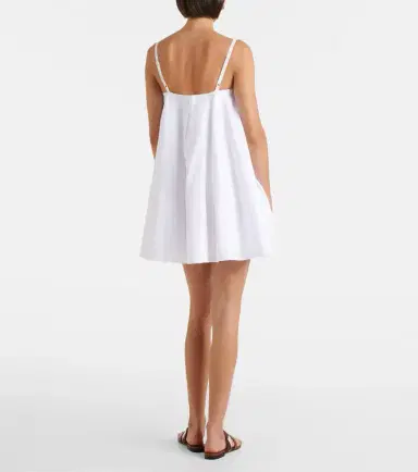 Staud Cecily cotton poplin minidress | Thumbnail 2 Staud Cecily cotton poplin minidress | Thumbnail 2