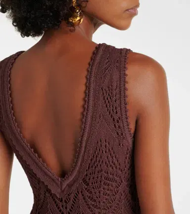 Staud Roan open-knit midi dress | Thumbnail 3