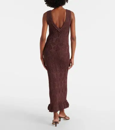 Staud Roan open-knit midi dress | Thumbnail 5