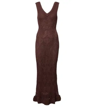 Staud Roan open-knit midi dress | Thumbnail 1