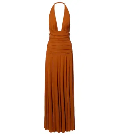 Staud Alessandra halterneck mesh maxi dress | Thumbnail 1 Staud Alessandra halterneck mesh maxi dress | Thumbnail 1