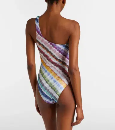 Missoni Zigzag one-shoulder swimsuit | Thumbnail 5
