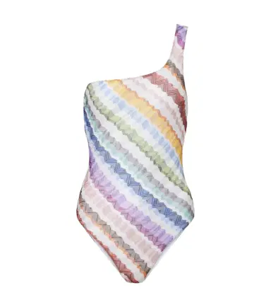 Missoni Zigzag one-shoulder swimsuit | Thumbnail 1