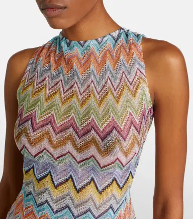 Missoni Zigzag lamé minidress | Thumbnail 2