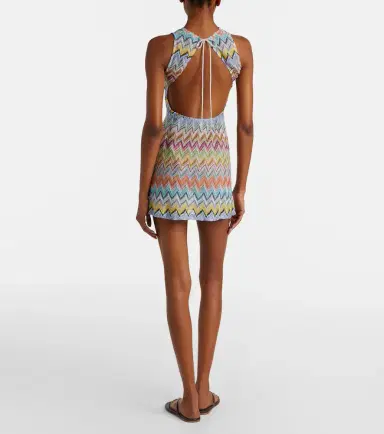 Missoni Zigzag lamé minidress | Thumbnail 4