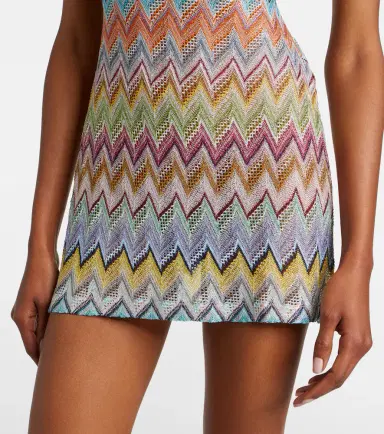 Missoni Zigzag lamé minidress | Thumbnail 5