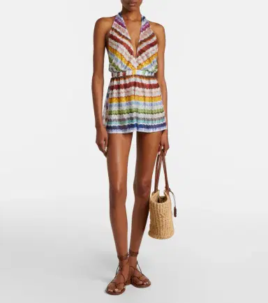Missoni Zigzag halterneck romper | Thumbnail 3 Missoni Zigzag halterneck romper | Thumbnail 3