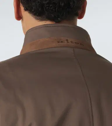 Kiton Suede-trimmed technical jacket | Thumbnail 5