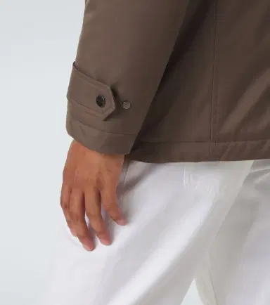Kiton Suede-trimmed technical jacket | Thumbnail 7