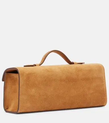 Savette Symmetry Slim suede top-handle bag | Thumbnail 2