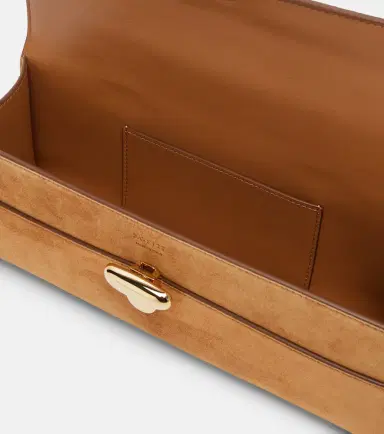 Savette Symmetry Slim suede top-handle bag | Thumbnail 3