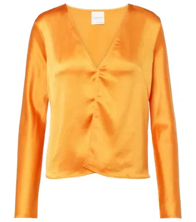 Leset Barb satin top | Thumbnail 1