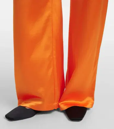 LESET Barb satin wide-leg pants | Thumbnail 3