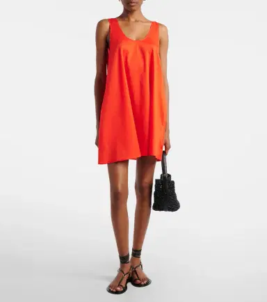 LESET Yoko cotton poplin minidress | Thumbnail 5