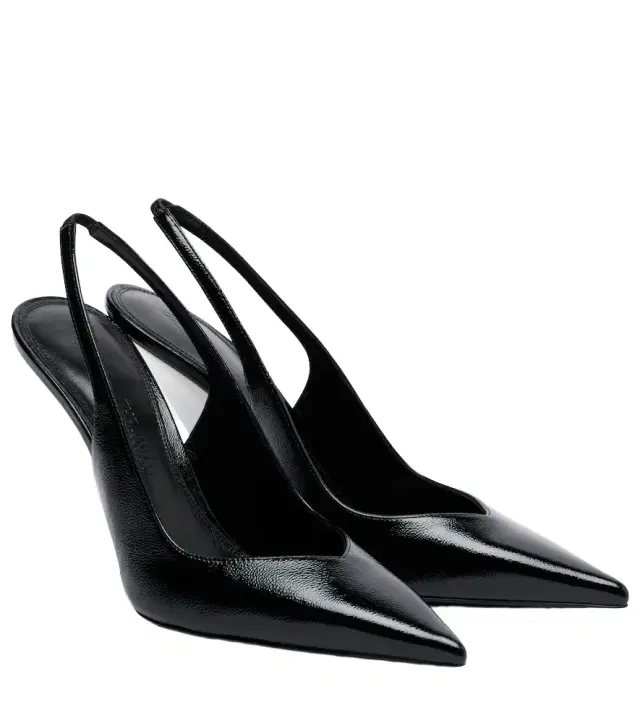 The Attico Cheope leather pumps