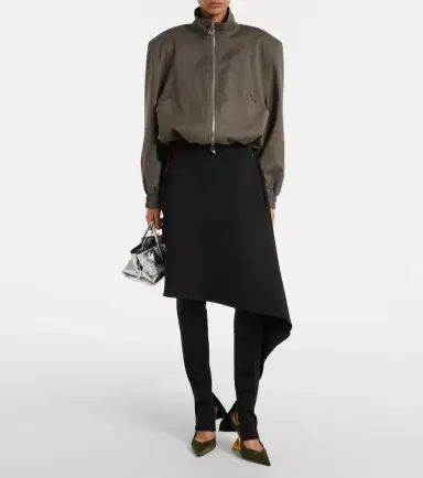 The Attico Cheope satin slingback wedges | Thumbnail 5 The Attico Cheope satin slingback wedges | Thumbnail 5