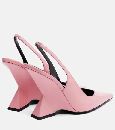 The Attico Cheope patent leather slingback wedges | Thumbnail 2 The Attico Cheope patent leather slingback wedges | Thumbnail 2