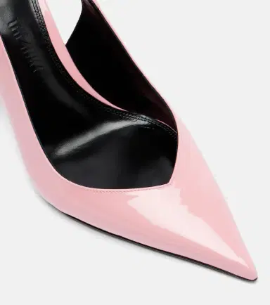 The Attico Cheope patent leather slingback wedges | Thumbnail 3 The Attico Cheope patent leather slingback wedges | Thumbnail 3