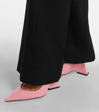 The Attico Cheope patent leather slingback wedges | Thumbnail 6 The Attico Cheope patent leather slingback wedges | Thumbnail 6