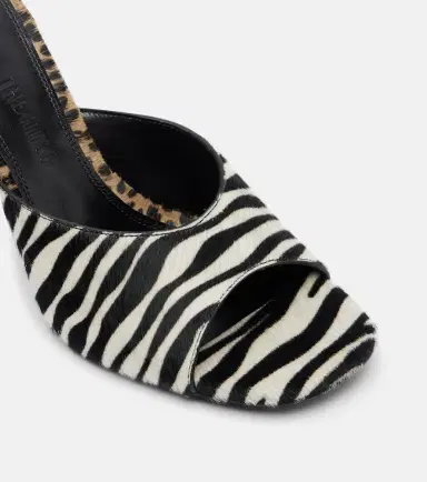 The Attico Betta zebra-print calf hair mules | Thumbnail 3 The Attico Betta zebra-print calf hair mules | Thumbnail 3