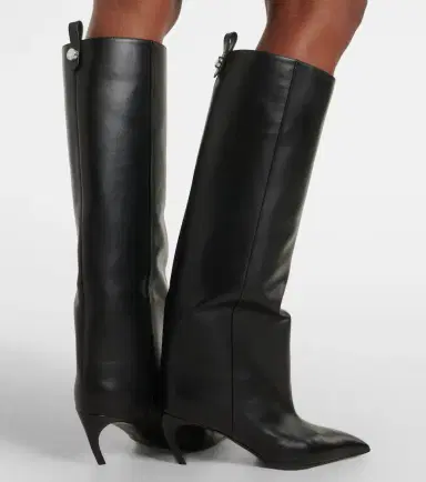 The Attico Lea leather knee-high boots | Thumbnail 6