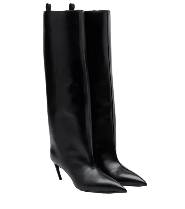 The Attico Lea leather knee-high boots