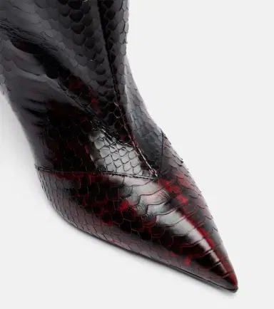 The Attico Lea snake-effect leather knee-high boots | Thumbnail 2