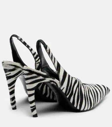 The Attico Viper zebra-print calf hair pumps | Thumbnail 2 The Attico Viper zebra-print calf hair pumps | Thumbnail 2