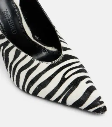 The Attico Viper zebra-print calf hair pumps | Thumbnail 3 The Attico Viper zebra-print calf hair pumps | Thumbnail 3