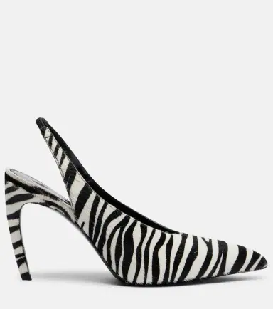 The Attico Viper zebra-print calf hair pumps | Thumbnail 4 The Attico Viper zebra-print calf hair pumps | Thumbnail 4