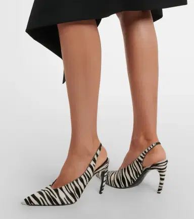 The Attico Viper zebra-print calf hair pumps | Thumbnail 5 The Attico Viper zebra-print calf hair pumps | Thumbnail 5