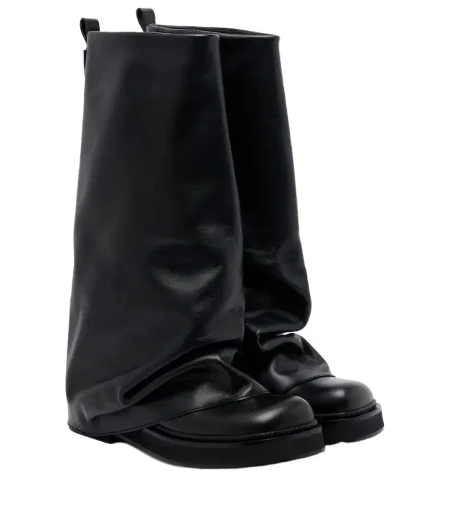 The Attico Robin leather combat boots