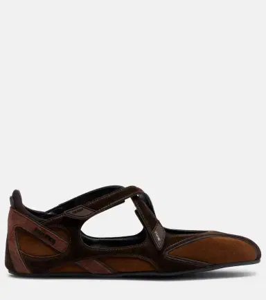 The Attico Floor 01 suede ballet flats | Thumbnail 3 The Attico Floor 01 suede ballet flats | Thumbnail 3