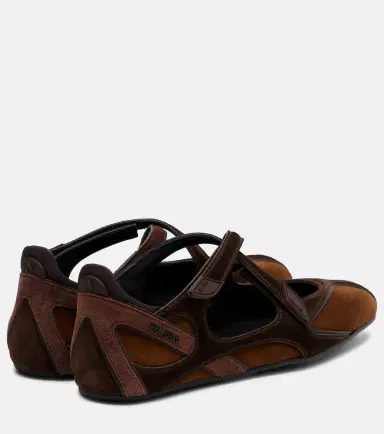 The Attico Floor 01 suede ballet flats | Thumbnail 4 The Attico Floor 01 suede ballet flats | Thumbnail 4