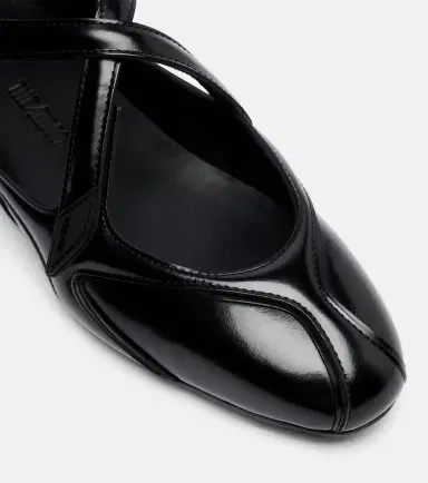 The Attico Floor 01 patent leather ballet flats | Thumbnail 3