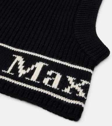 Max Mara Logo wool balaclava | Thumbnail 2