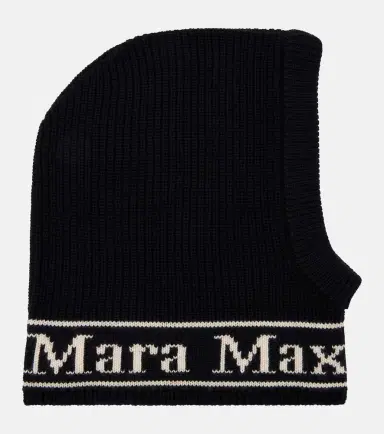 Max Mara Logo wool balaclava | Thumbnail 3