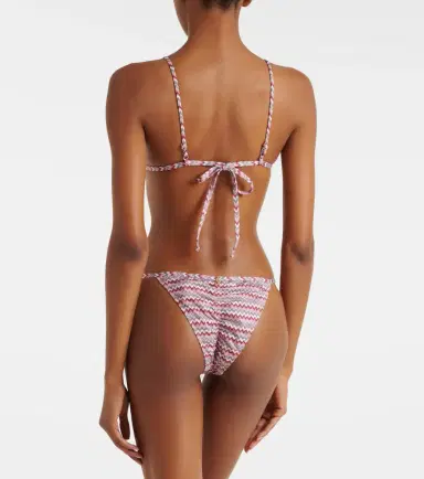 Bananhot Emi-Lynn chevron bikini bottoms | Thumbnail 2